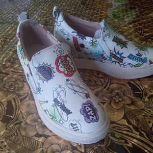 Comic Strip Style Sneakers